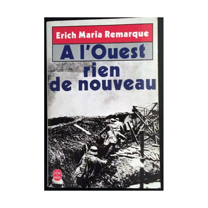1. A l'Ouest rien de nouveau de Erich Maria Remarque aux éditions Stock
