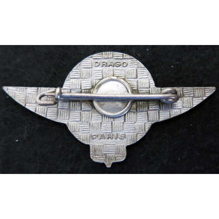 Base aérienne 702 d'Avord Drago Paris dos guilloché argenté 