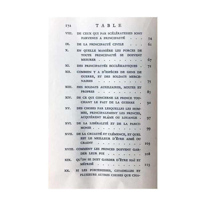 1. Le prince de Nicolas Machiavel aux éditions de Cluny