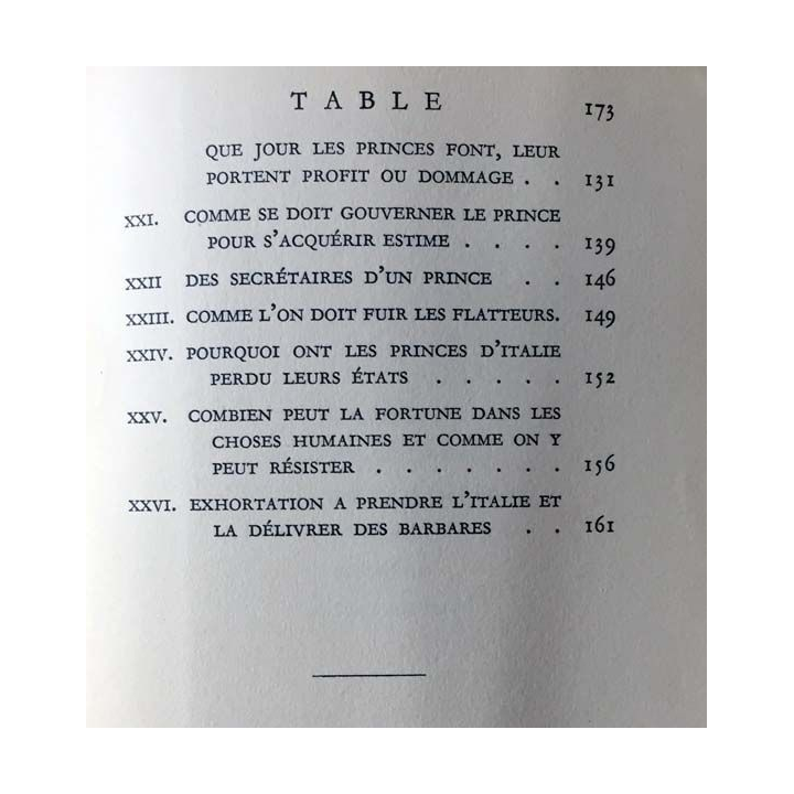 1. Le prince de Nicolas Machiavel aux éditions de Cluny