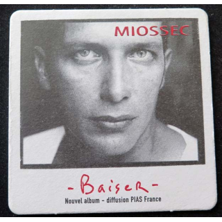 Dessous de verre à bière Miossec Baiser de largeur 9 cm