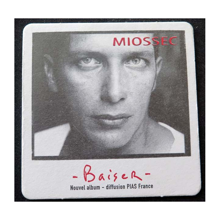 Dessous de verre à bière Miossec Baiser de largeur 9 cm