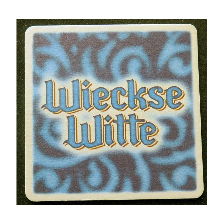 DESSOUS DE VERRE A BIÈRE : Dessous de verre à bière Wieckse Witte de largeur 9 cm