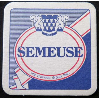 DESSOUS DE VERRE A BIÈRE Semeuse de largeur 9 cm