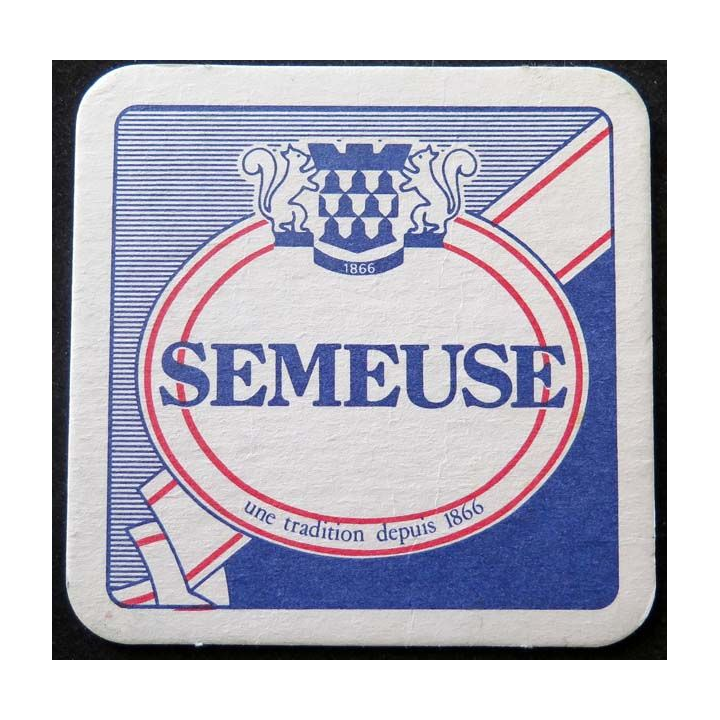 DESSOUS DE VERRE A BIÈRE Semeuse de largeur 9 cm