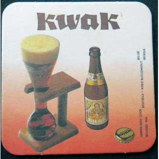 Dessous de verre à bière Kwak de largeur 9 cm