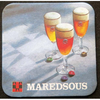 Dessous de verre à bière Maredsous de largeur 9,3 cm
