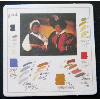 SOUS DE VERRE A BIÈRE sous bock art 1664 Osvaldo Romberg année 1994