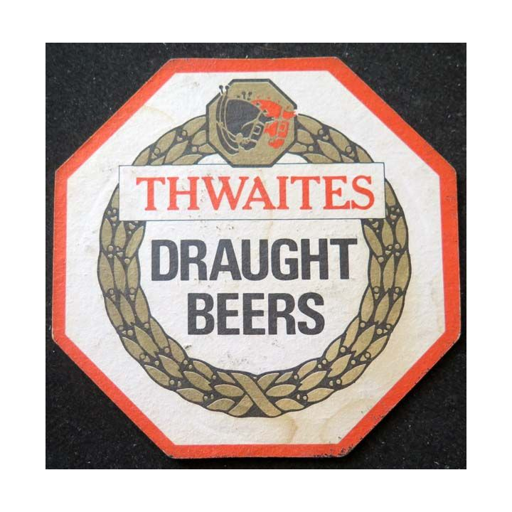 SOUS DE VERRE A BIÈRE Thwaites Draught Beers de largeur 10 cm