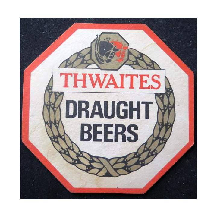SOUS DE VERRE A BIÈRE Thwaites Draught Beers de largeur 10 cm