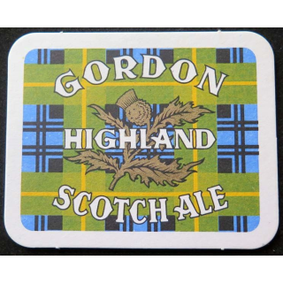 DESSOUS DE VERRE A BIÈRE Gordon Highland Scotch Ale de largeur 9,9 cm