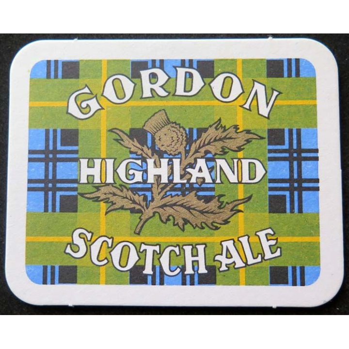DESSOUS DE VERRE A BIÈRE Gordon Highland Scotch Ale de largeur 9,9 cm