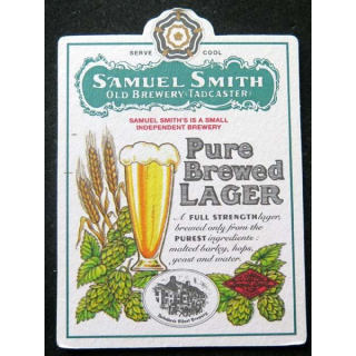 SOUS DE VERRE A BIÈRE Samuel Smith de largeur 8,2 cm