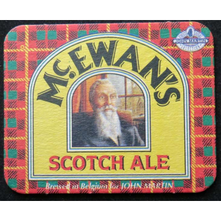SOUS DE VERRE A BIÈRE Mac Ewan's Scotch Ale de largeur 9,8  cm