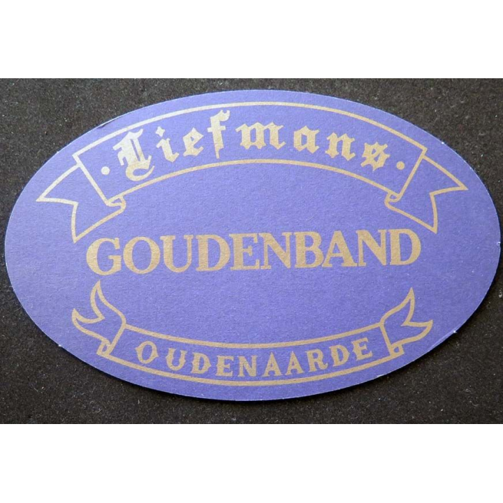 SOUS DE VERRE A BIÈRE Liefmans Kriek Oudenaarde de largeur 17  cm