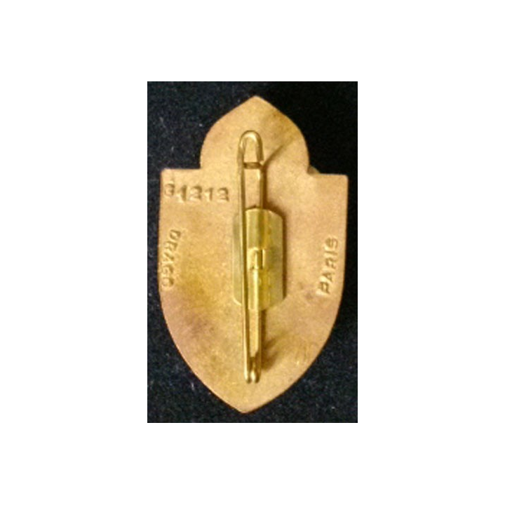 19° division d'Infanterie de fabrication Drago Paris G. 1212 en émail