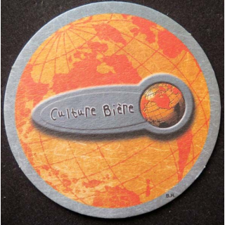 DESSOUS DE VERRE A BIÈRE Culture Bière de largeur 10,7 cm 