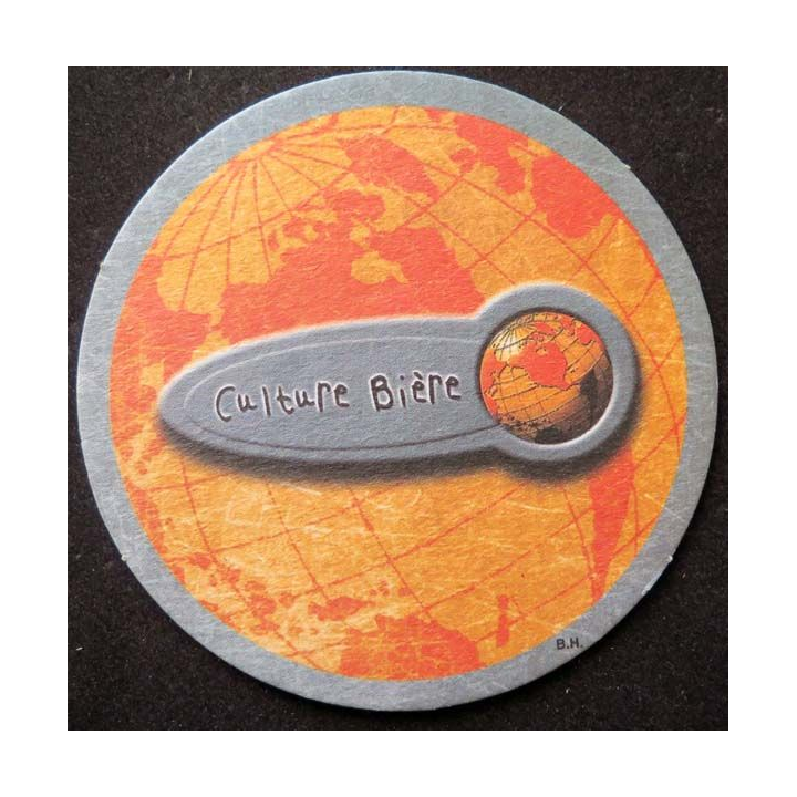 DESSOUS DE VERRE A BIÈRE Culture Bière de largeur 10,7 cm 