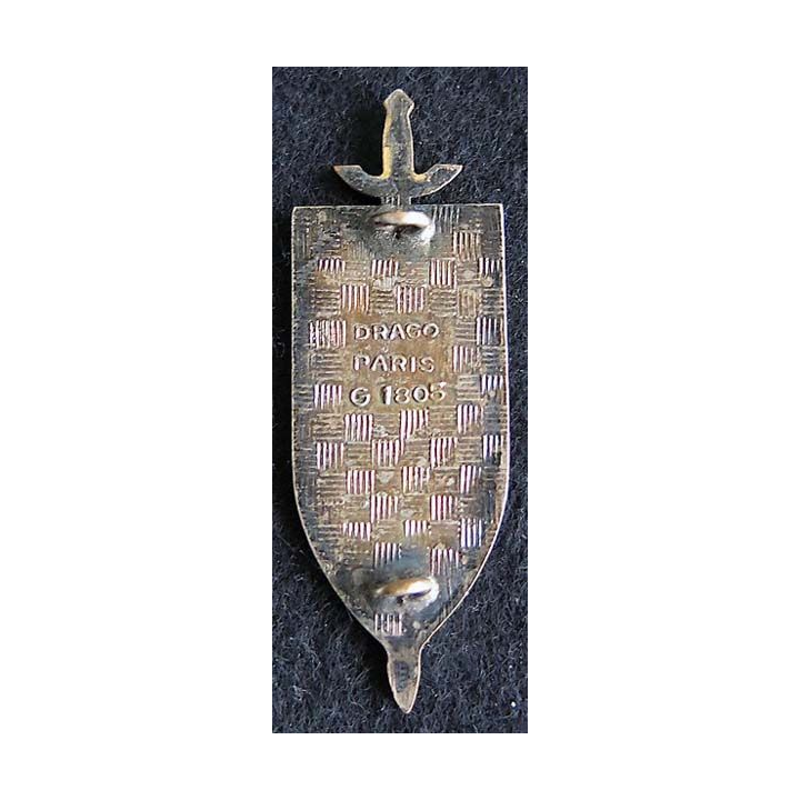 Ecole supérieure et d’application du Matériel Drago G. 1805 émail 