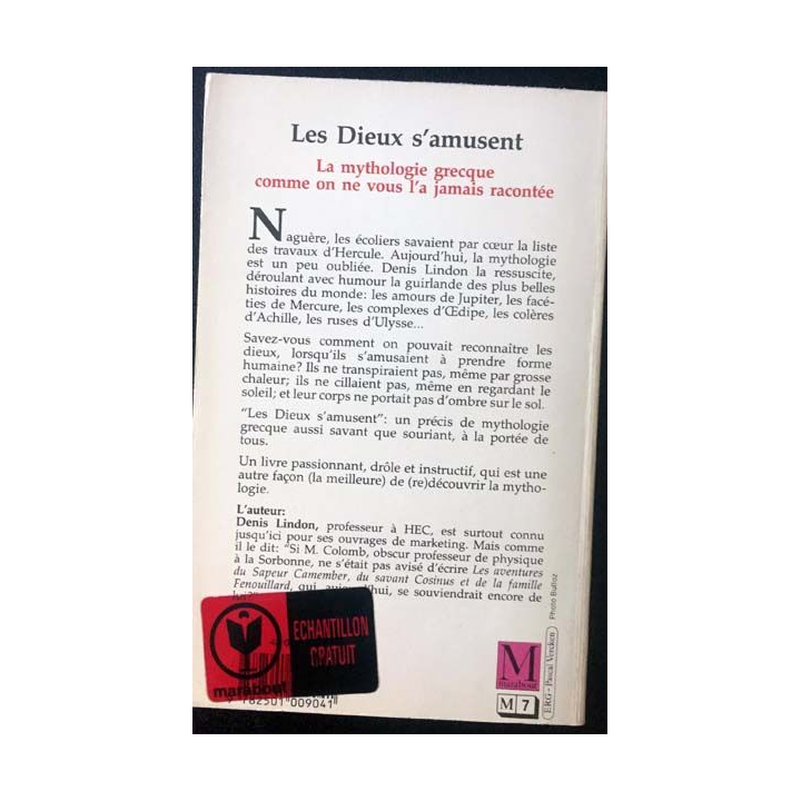 1. Les Dieux s'amusent - Précis de mythologie grecque de Denis Lindon aux éditions Marabout