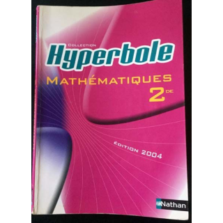 1. Mathématiques 2de édition 2004 aux éditions Nathan