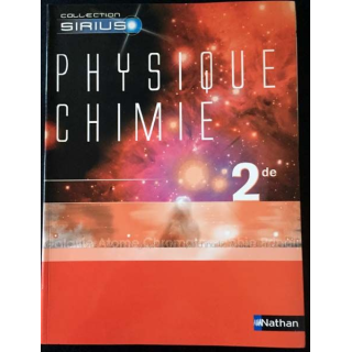1. Physique chimie 2de aux éditions Nathan