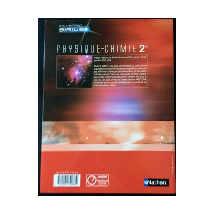 1. Physique chimie 2de aux éditions Nathan