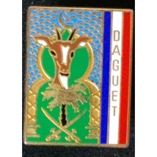 EMIA DAGUET : insigne de l'Etat-major interarmées de Riyadh de fabrication Coinderoux version opaque