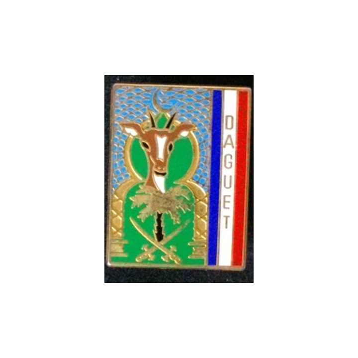 EMIA DAGUET : insigne de l'Etat-major interarmées de Riyadh de fabrication Coinderoux version opaque