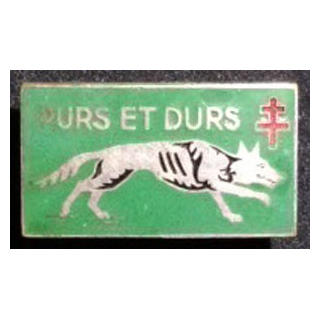 2° CA : 2° CORPS D'ARMÉE PURS ET DURS ÉMAIL VERT FONCÉ