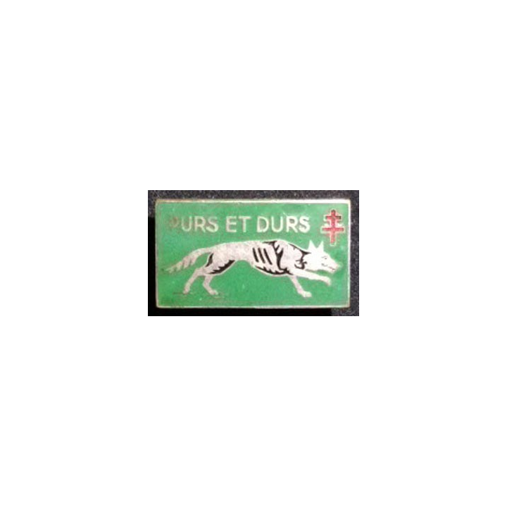 2° CA : 2° CORPS D'ARMÉE PURS ET DURS ÉMAIL VERT FONCÉ