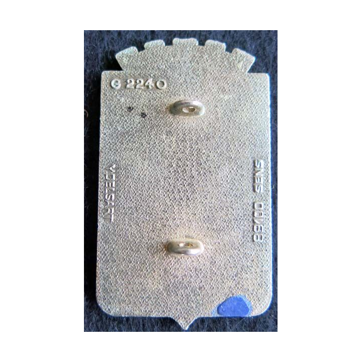 58° régiment d'Artillerie de fabrication Delsart G. 2240 grenu doré