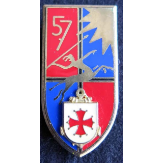  57° régiment d'artillerie  Delsart G. 2415 blason en relief 