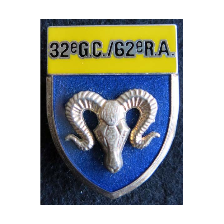 32° groupement de camp du 62° RA Boussemart G 4427 translucide bleu foncé 