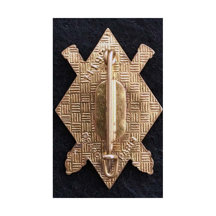 68° régiment d'artillerie Drago Paris dos guilloché doré