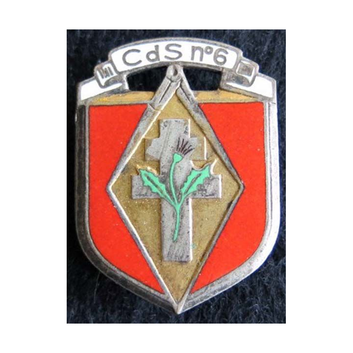 centre de sélection n° 6 Andor en émail 