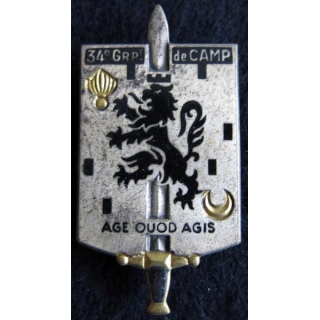 34° groupement de camp Drago Paris G. 2721 