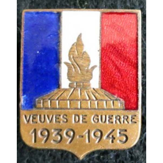  veuves de guerre 1939-1945 en émail 