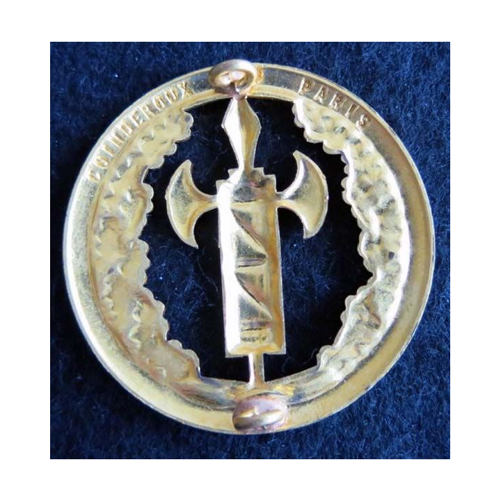insigne de bérêt de la justice militaire Coinderoux Paris 
