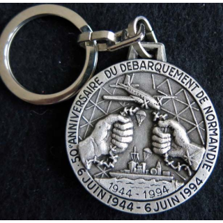 porte clefs du 50° anniversaire du débarquement de Normandie 