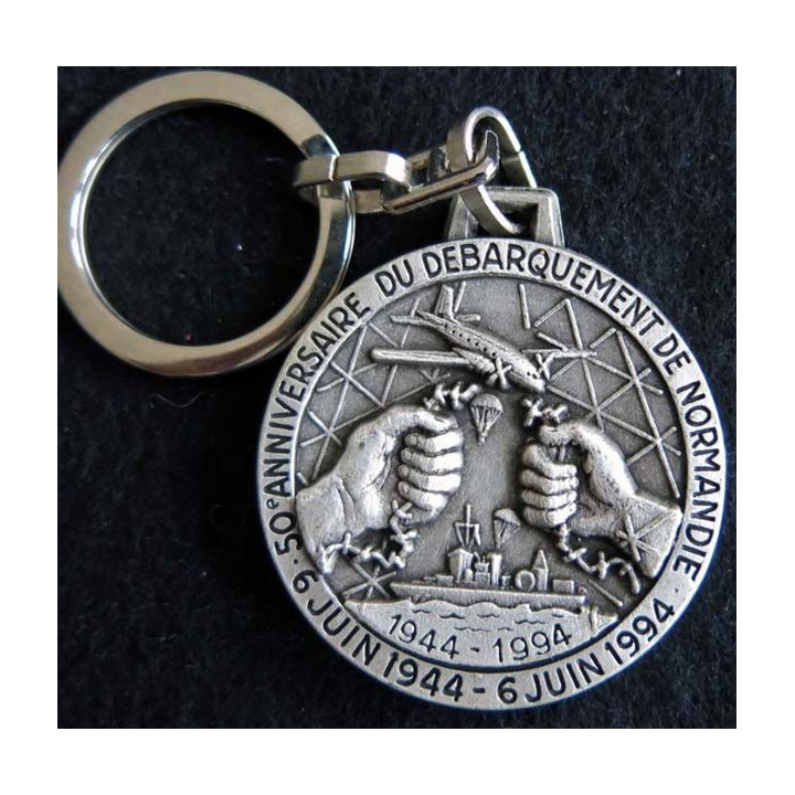 porte clefs du 50° anniversaire du débarquement de Normandie 