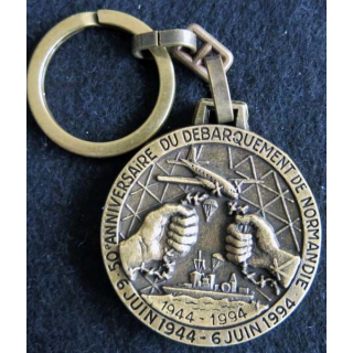 porte clefs du 50° anniversaire du débarquement de Normandie 