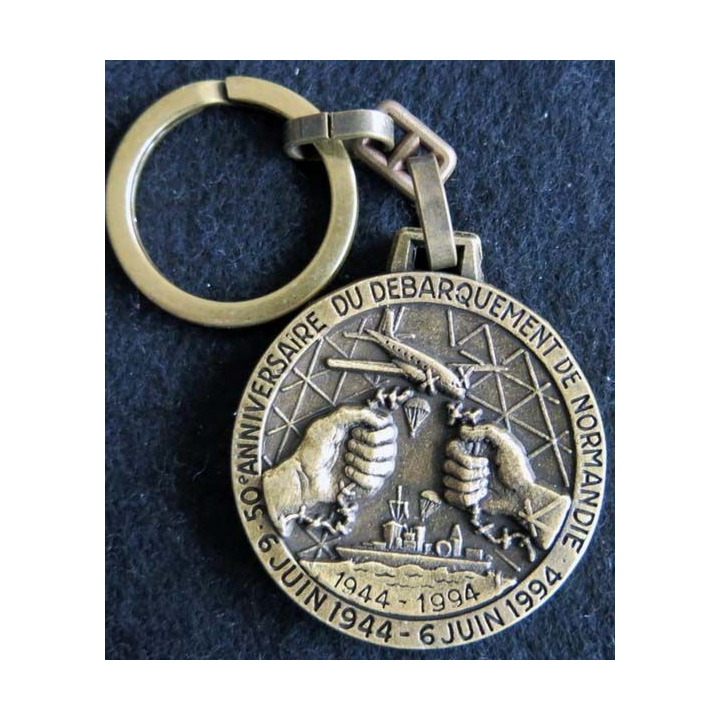 porte clefs du 50° anniversaire du débarquement de Normandie 
