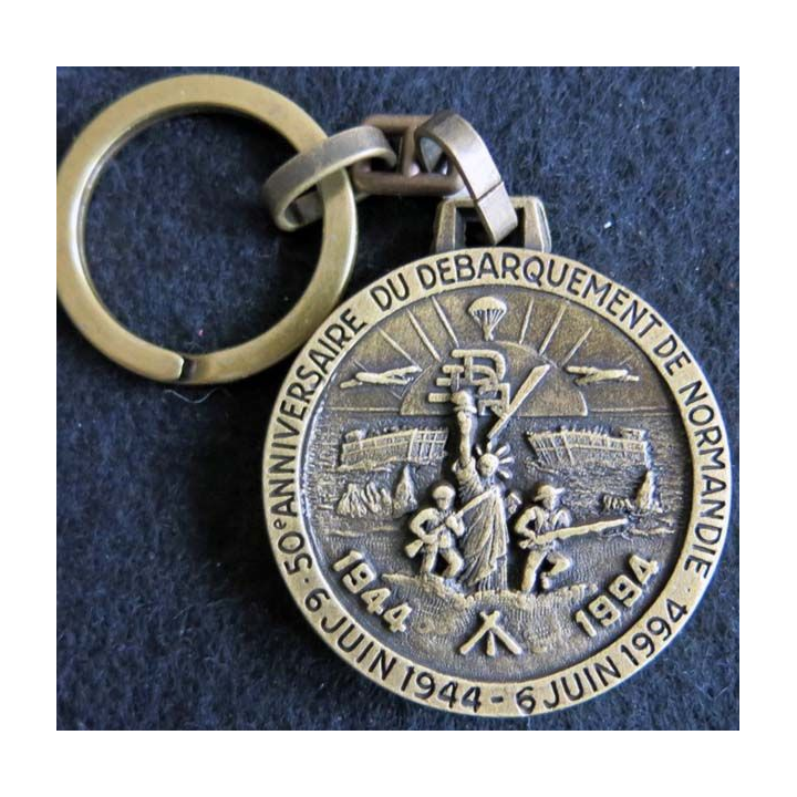 porte clefs du 50° anniversaire du débarquement de Normandie 