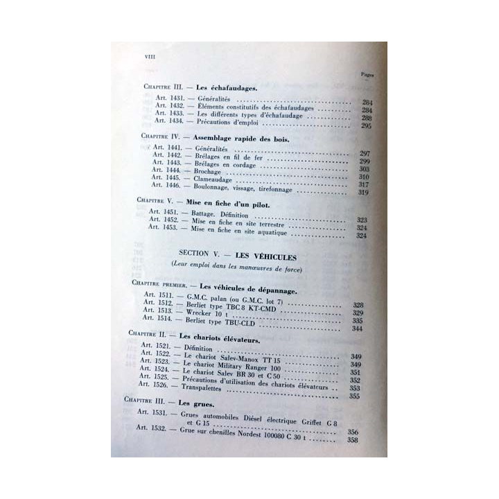 1. Manuel de manoeuvres de force du génie - Ministère des armées Édition 1979