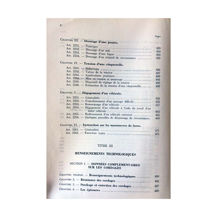 1. Manuel de manoeuvres de force du génie - Ministère des armées Édition 1979