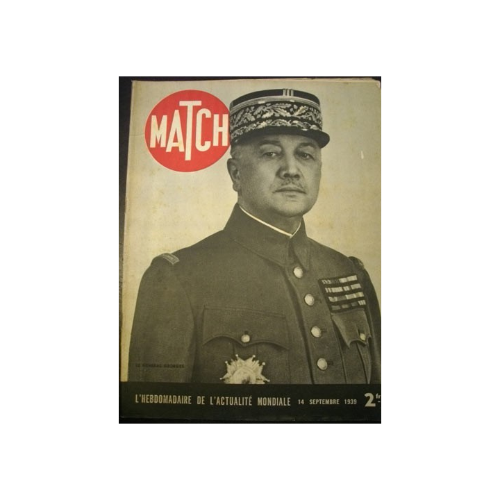 MATCH L'HEBDOMADAIRE DE L'ACTUALITE MONDIALE DU 14 SEPTEMBRE 1939