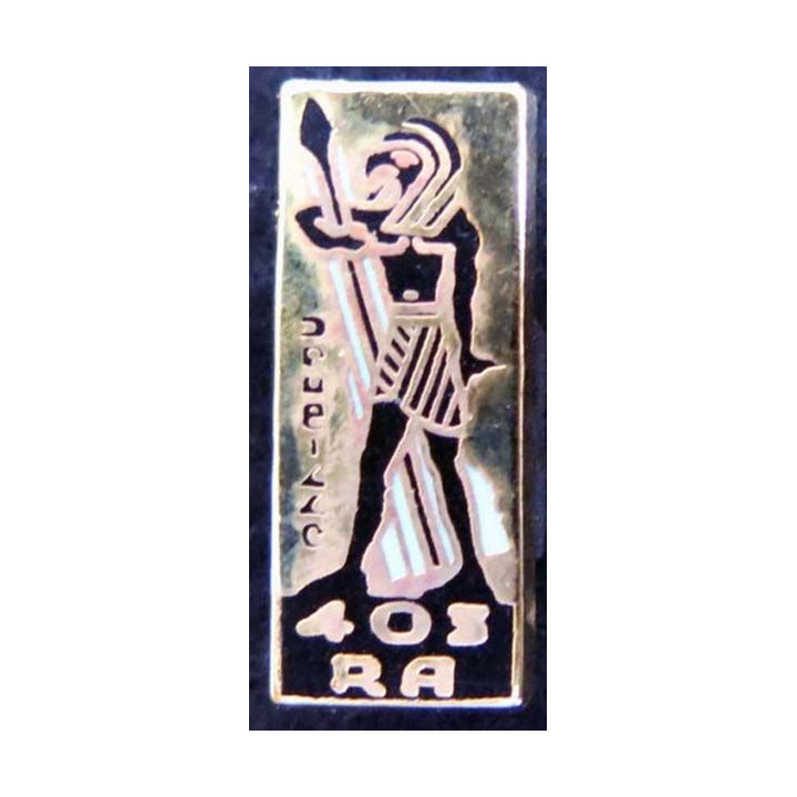 pin's du 403° régiment d'artillerie antiaérienne Ballard 