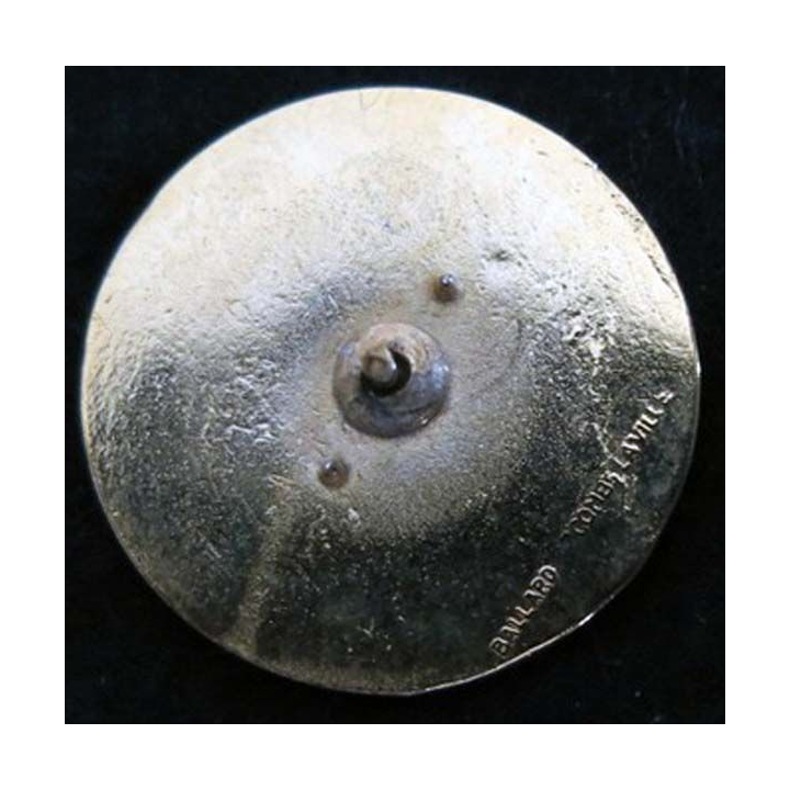 Pin's représentant le yin et le yang blanc et bleu Ballard  