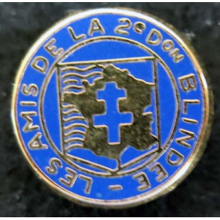 PIN'S MLITAIRE : pin's de l'amicale les amis de la 2° divsion blindée 